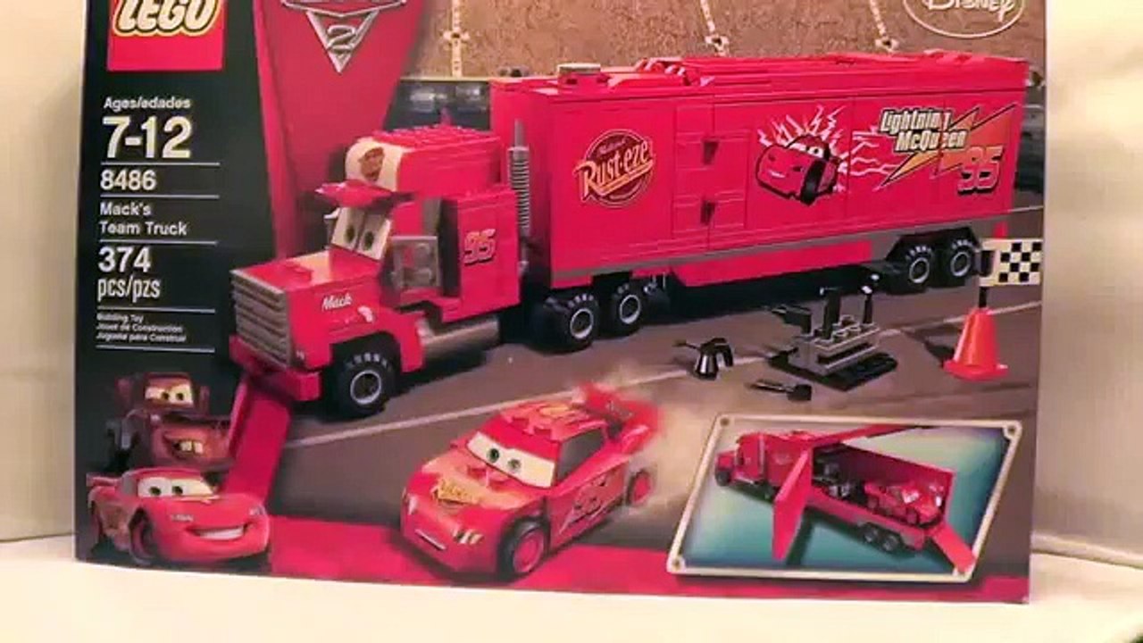 Lego Macks Team Truck 8486 Assembly Cars 2 Mack Truck Assembly Lightning McQueen