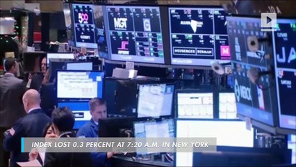 European Stocks Fall as Yen Gains With Gold on China Yuan Fixing