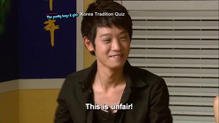 [ENG SUB/얼짱시대5] 정준영, 온 몸으로 짚신표현해 (Body expression of Allzzang members)