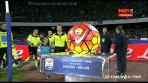 Наполи - Милан 1_1. Обзор матча. Италия. Серия А 2015_16. 26 тур