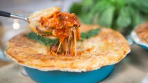 This Pizza Pot Pie Is Like Personal-Size Deep Dish