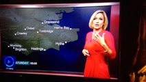 La miss Météo de la BBC s'évanouit en direct