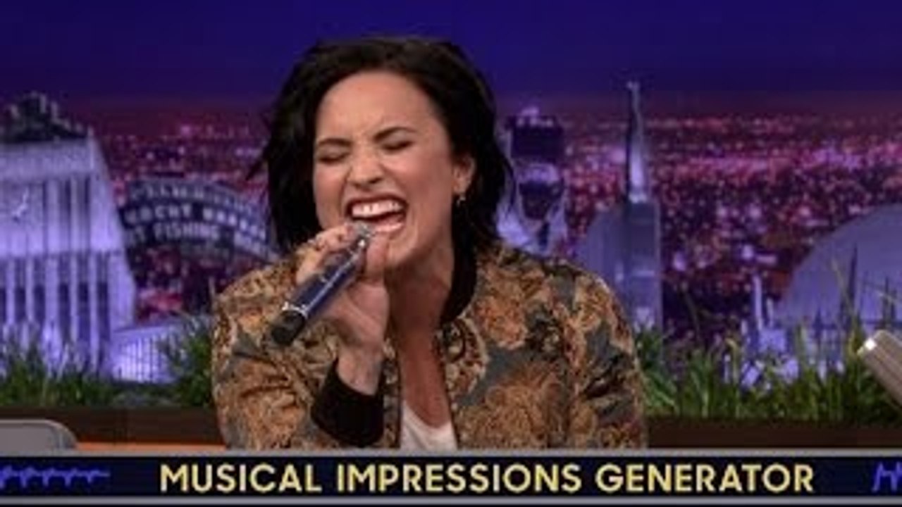 Demi Lovato Nails Christina Aguilera Impression - Teases Stone Cold Music Video