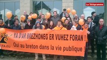 Vannes. Manifestation de soutien au militant de la langue bretonne
