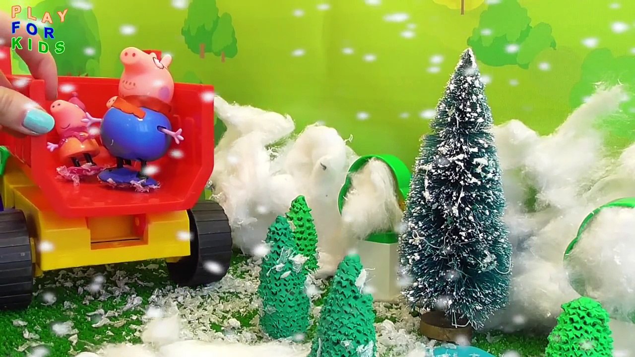 Peppa Pig, videos with toys. Свинка Пеппа и Новый Год , СКАЗКА для детей, 1 сезон, 2 серия