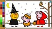 Peppa Pig Coloring Pages for Kids ► Peppa Pig Coloring Games ► Peppa Pig Halloween Coloring Book p02