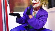 Spiderman vs Joker vs Frozen Elsa - Joker Poo Prank - Superhero Fun Movie in Real Life