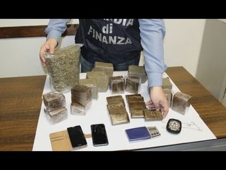Luino (VA) - Arrestati due "corrieri", uno invalido, con 8 chili di hashish e marijuana (23.02.16)