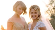 Taylor Swift es la dama de honor en la boda de su mejor amiga