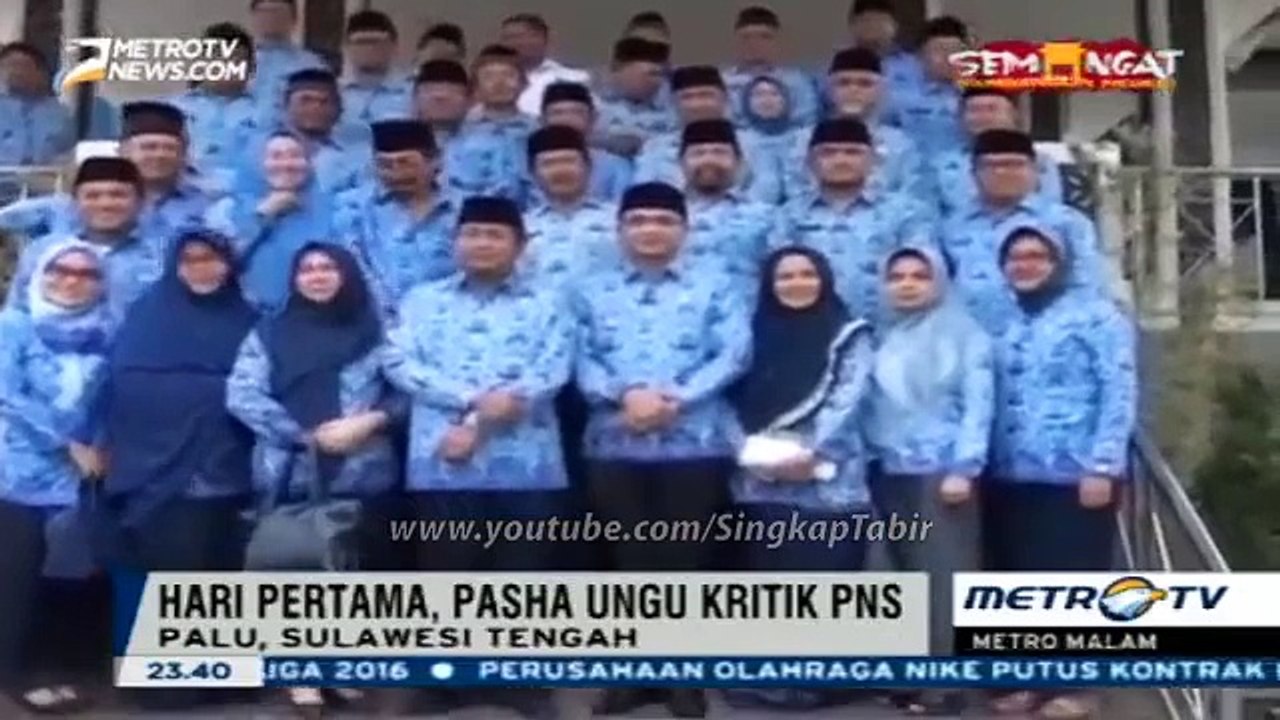 Pasha UNGU marah, Diketawain Ribuan PNS Palu karena Salah Pimpin Upacara