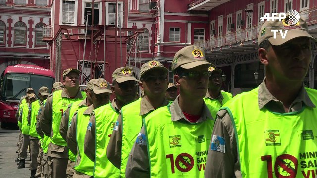 Rio de Janeiro firefighters, drones join Zika battle
