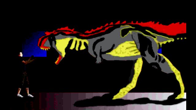 detailed pivot art - carnotaurus attack