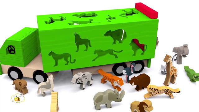 Мультики про машинки. Учим диких животных. Развивающий мультфильм для детей от 12 до 36 месяцев