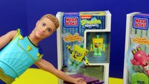 SpongeBob SquarePants Toys Mega Bloks Build Barbie Mermaid Mike The Merman & Patrick DisneyCarToys
