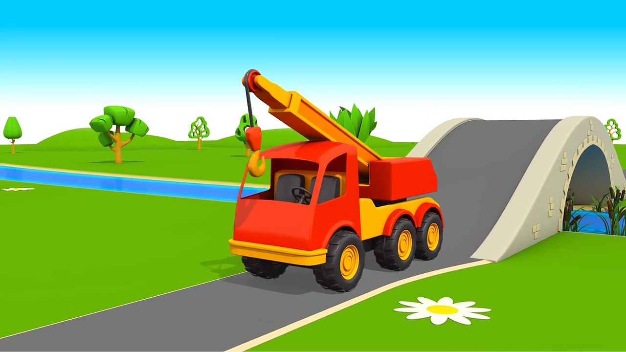 Eğitici çizgi film Meraklı kamyon Leonun iş arabaları Türkçe dublaj