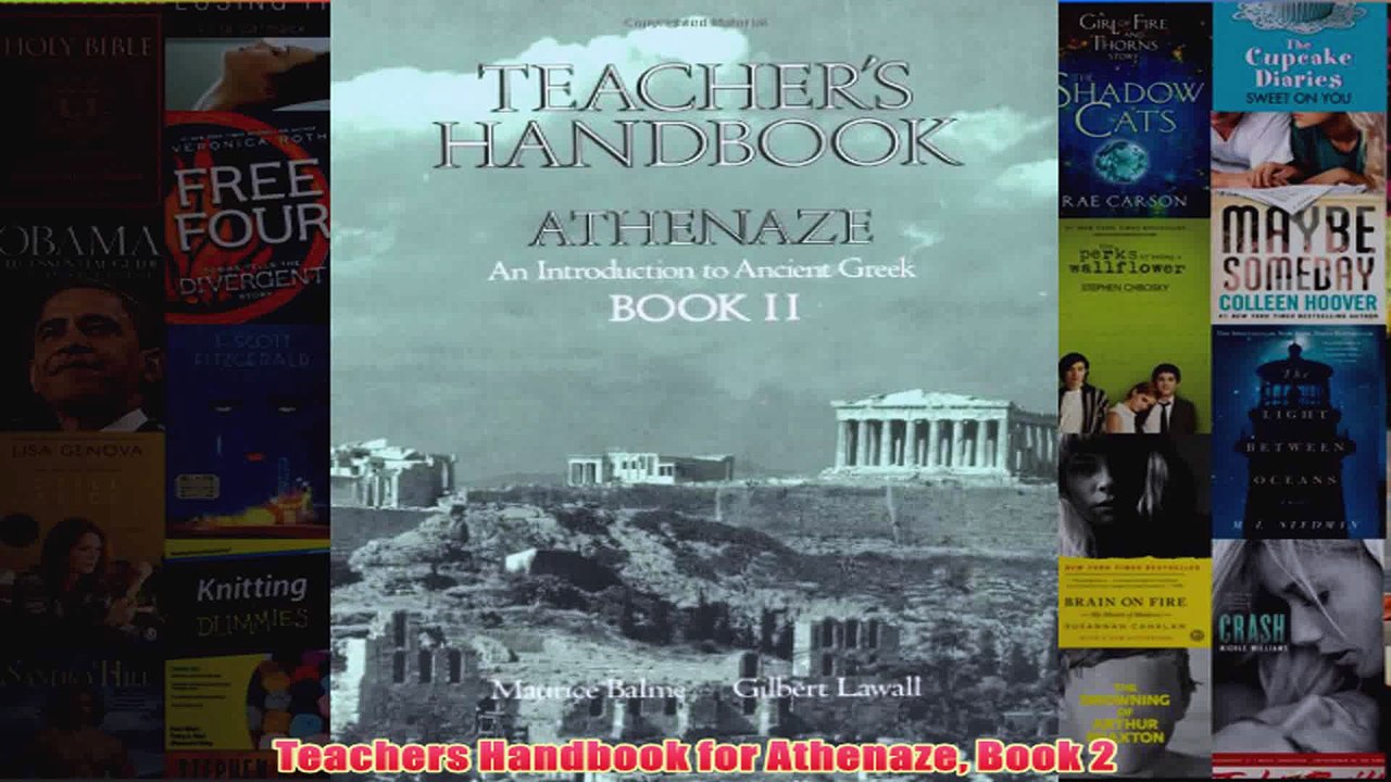 Download PDF  Teachers Handbook for Athenaze Book 2 FULL FREE