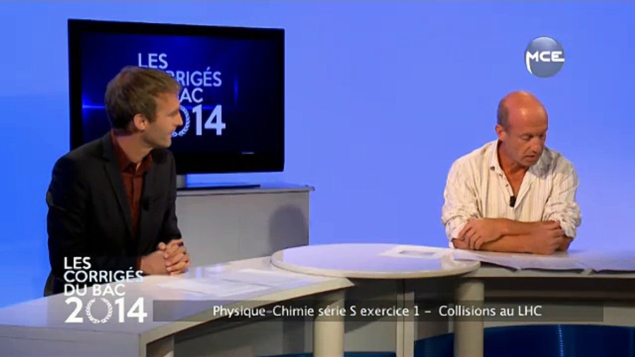 Bac 2014 : correction vidéo sujet Physique Chimie obligatoire Bac S « Collisions au LHC, d'une odeur âcre à une odeur fruitée et voyage interplanétaire »