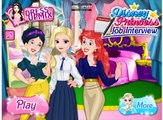 Disney Princess Job Interview - Frozen Elsa, Ariel and Snow White Dress Up Games For Girls