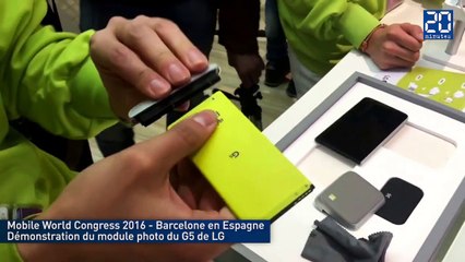 MWC Barcelone: Le G5, mobile modulaire de LG