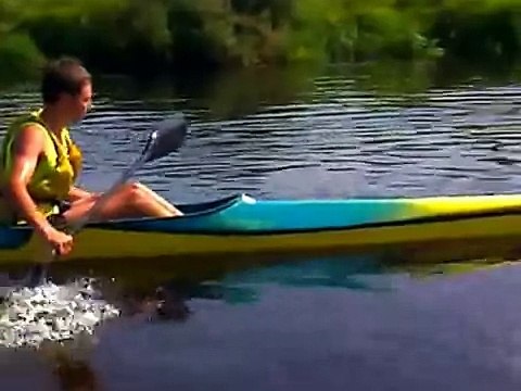 Гребля на байдарках и каноэ , техника , лодки , 2012 год первый лагерь учусь держаться на воде