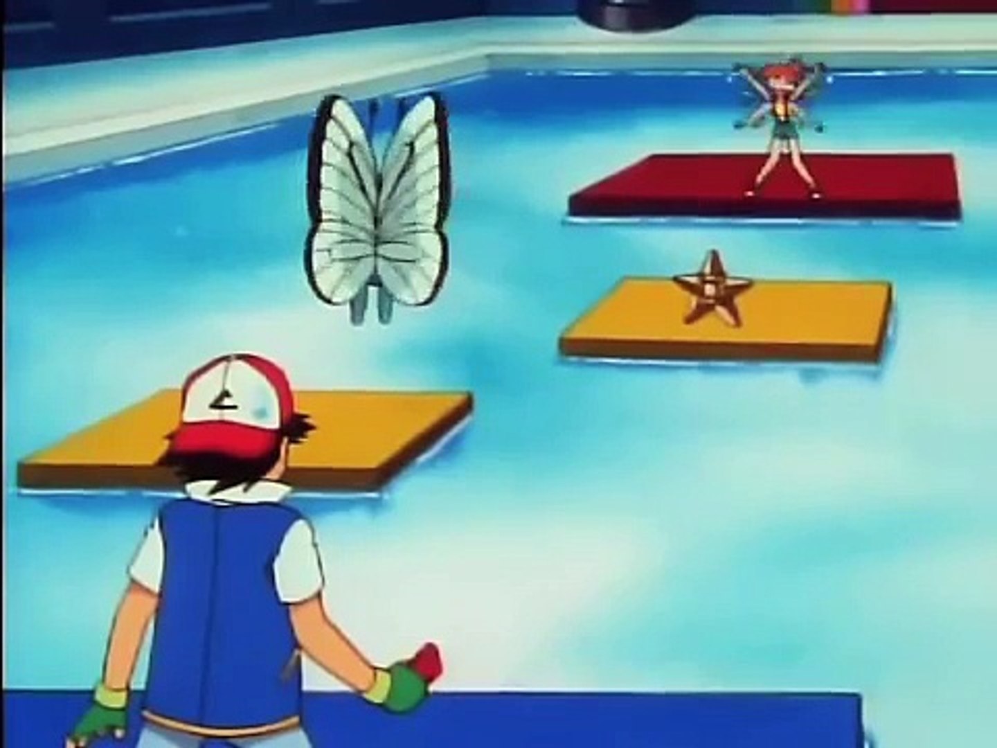 Ash Vs Misty Gym Battle For The Cascade Badge