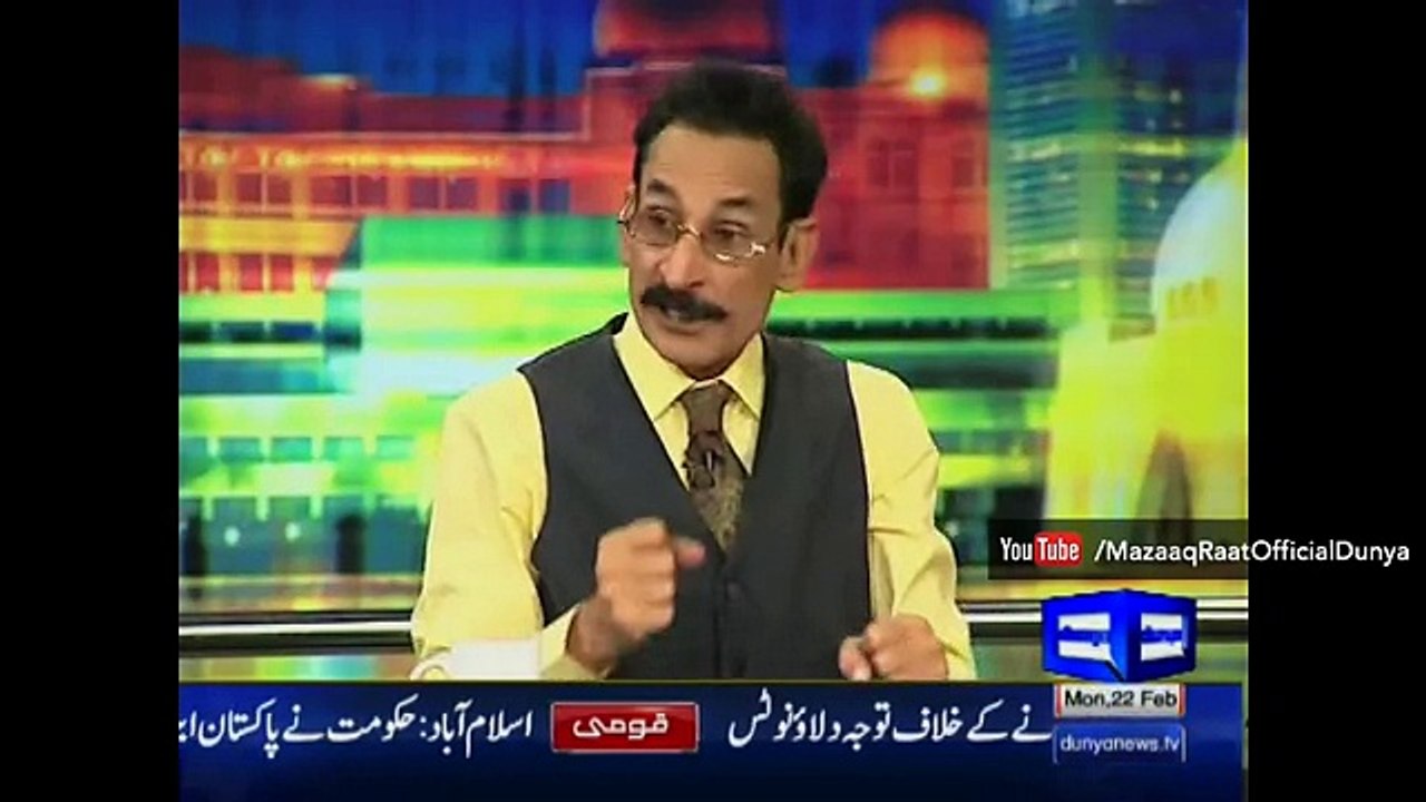 Mazaaq Raat - 22 February 2016 - Dunya News