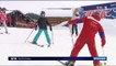 Vacances : aux Saisies, les cours de ski rencontrent un franc succès