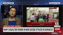 Dozens killed by suicide bombers in Damascus