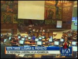 Esta tarde llegará el proyecto de reforma laboral a la Asamblea