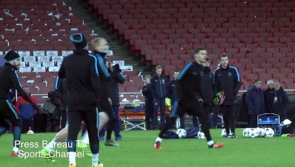 Barcelona Training after the match Arsenal vs Barcelona 23.02.2016