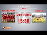 U21 Singapore vs U21 Báo Thanh Niên - Tranh giải 3 U21 Quốc tế Báo Thanh Niên | FULL
