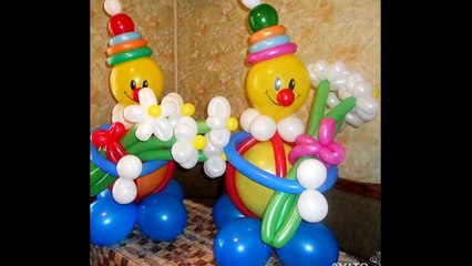Клоун из воздушных шариков