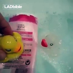 Titanic bath scene using rubber ducks  Funny Videos 2016