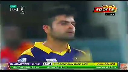 Aleem Dar on the Ground by Sanga’s shot