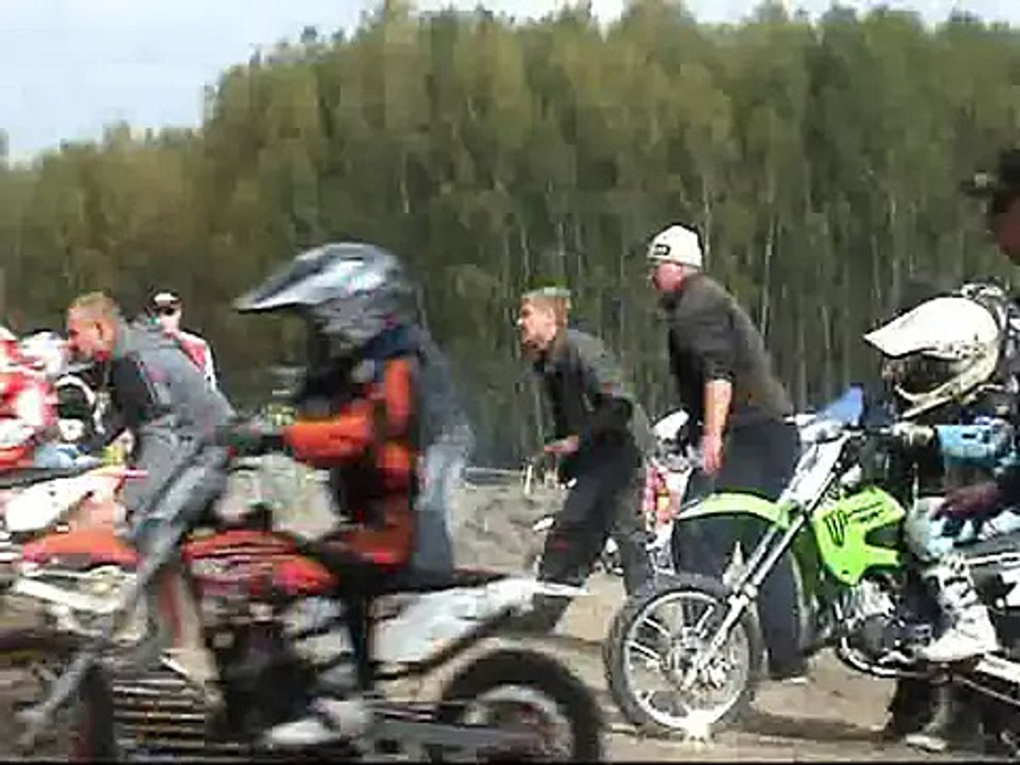 Детский мотокросс в Новосибирске 29.09.2012