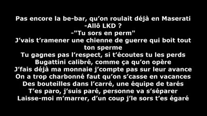 GLK feat Gradur - Passe à la caisse (paroles+lyrics)