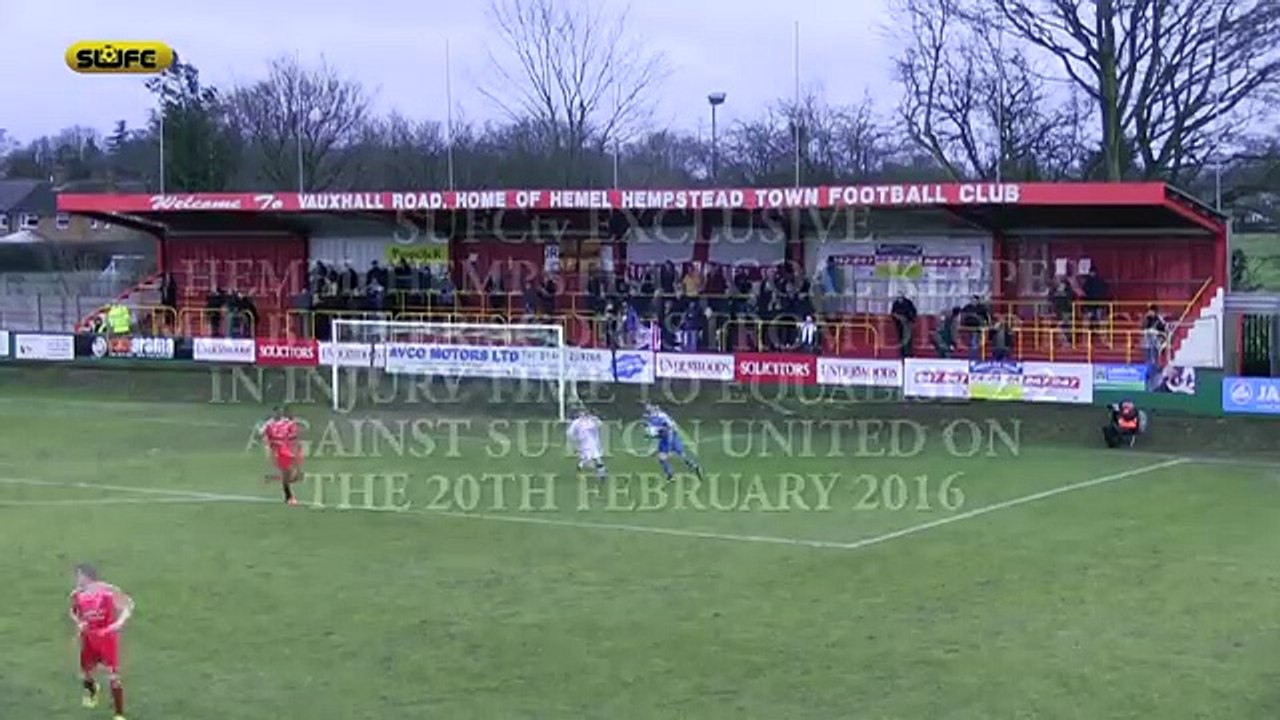 Goal Keeper scores from drop kick in injury time.