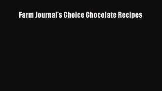 Download Farm Journal's Choice Chocolate Recipes PDF Free