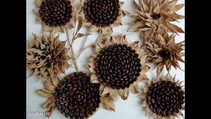 Декор стен кофейными зёрнами