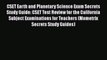 [PDF] CSET Earth and Planetary Science Exam Secrets Study Guide: CSET Test Review for the California