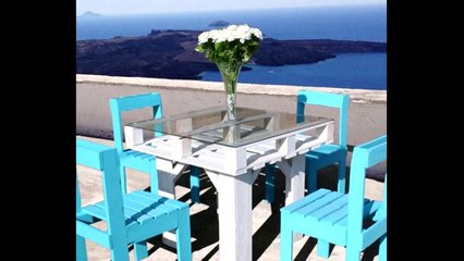 Мебель из поддонов. Стол и стулья