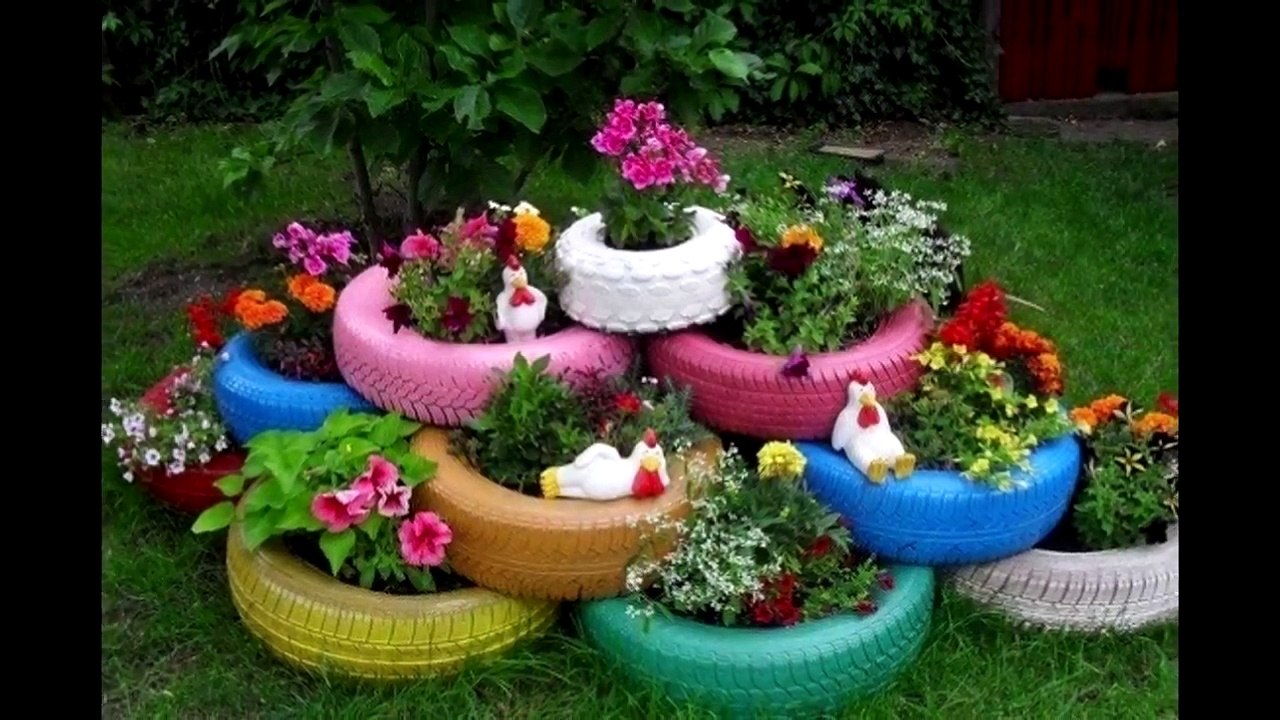 Поделки из покрышек своими руками