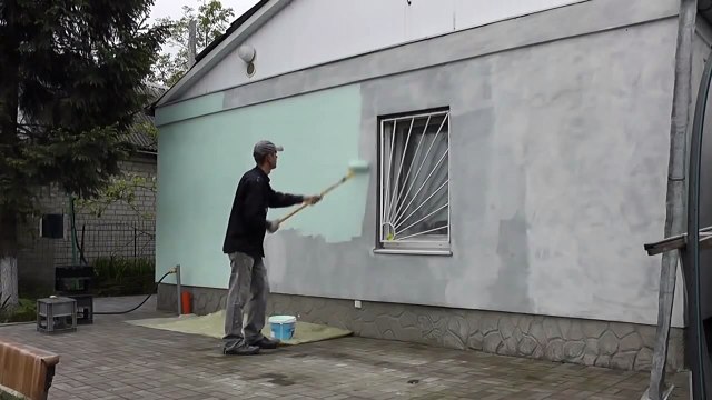 Покраска фасада дома своими руками