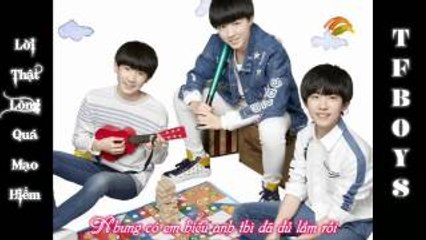 [Vietsub] 20160222【TFBOYS】New Song 新歌首发 Lời Thật Lòng Quá Mạo Hiểm��