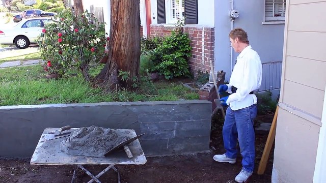 Cement Plaster over concrete or Cinder Block Walls%2C Parging concrete