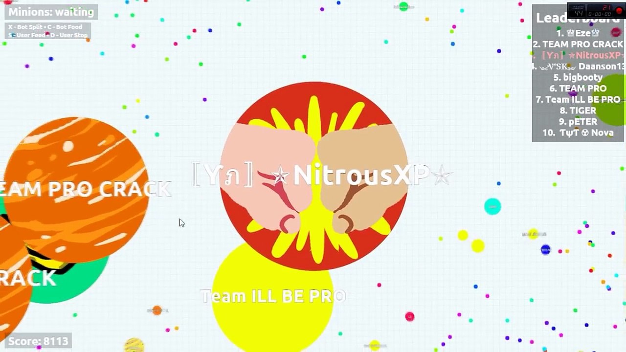TOP 5 FAILS | Agar.IO