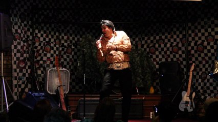 Mario Kombou sings 'Just Pretend' Elvis Week 2015