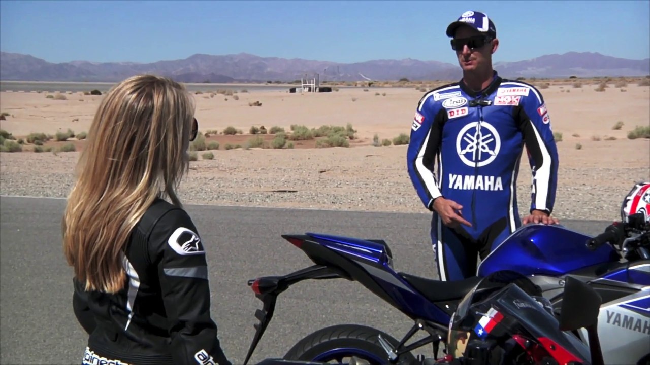 2015 YAMAHA YZF-R3 With Colin Edwards At A Nudist Camp?