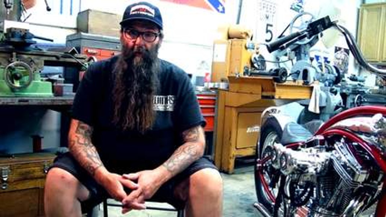 Wink Eller's "World's Fasted Stingray" Custom Motorcycle with Nikki Leigh