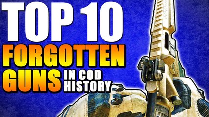 Top 10  FORGOTTEN GUNS  In COD HISTORY (Top 10 - Top Ten) Call of Duty